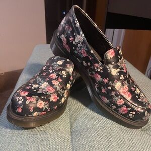 Dr. Martens Floral Addy Penny Loafers